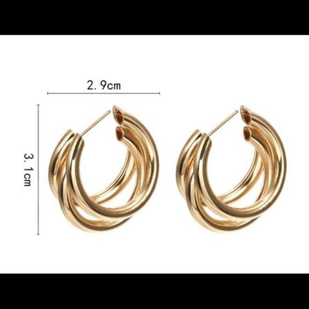 Triple Hoops - Picture 5 of 6